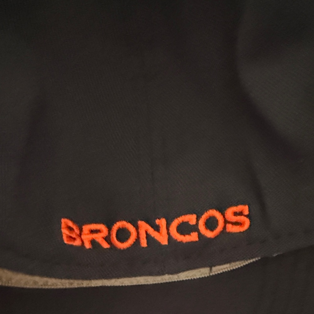New Era Navy and Orange Denver Broncos Logo Cap - Picture 2 of 3
